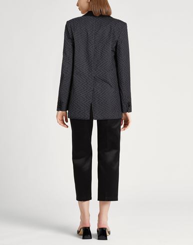 Crème Woman Blazer Midnight blue Size 10 Cotton, Viscose, Elastane