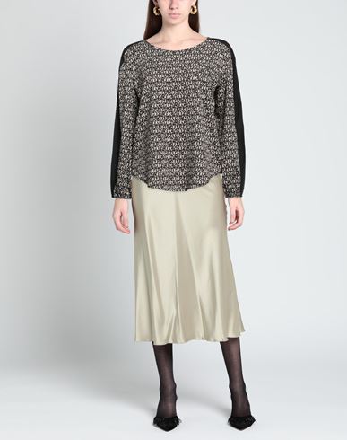 Woman Top Black Size 6 Polyester, Elastane