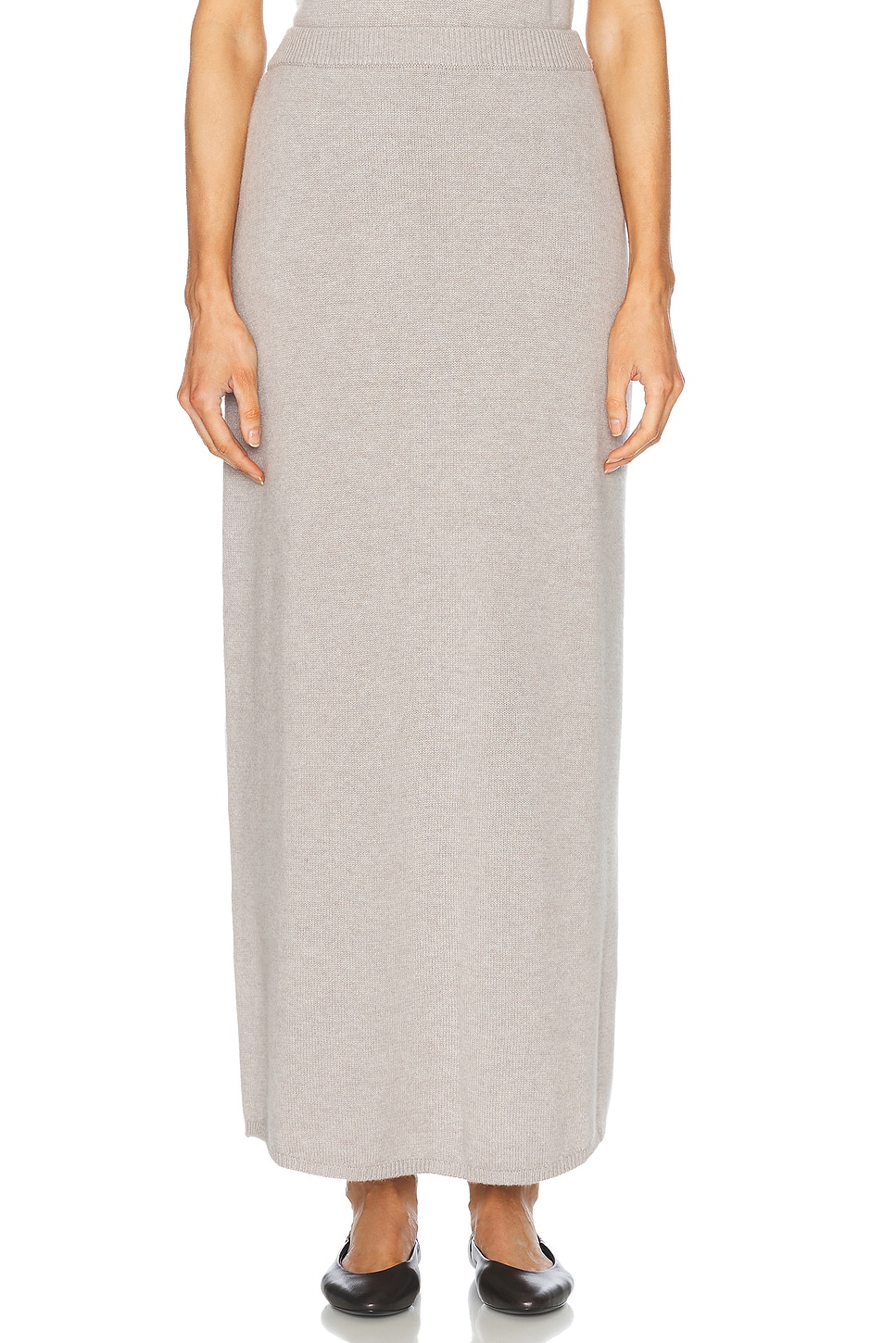 TOVE Nellie Knitted Skirt in Grey - Grey.  M also in