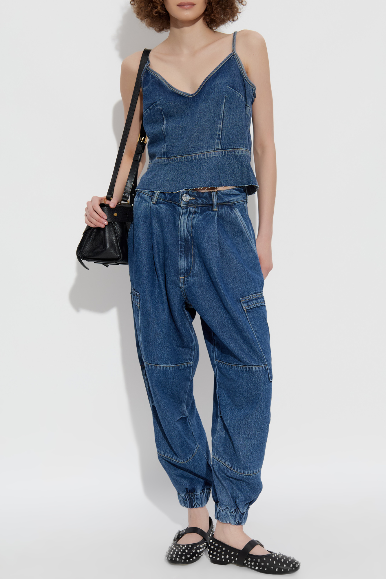 Denim Top `Lilah`, Women's, Navy Blue