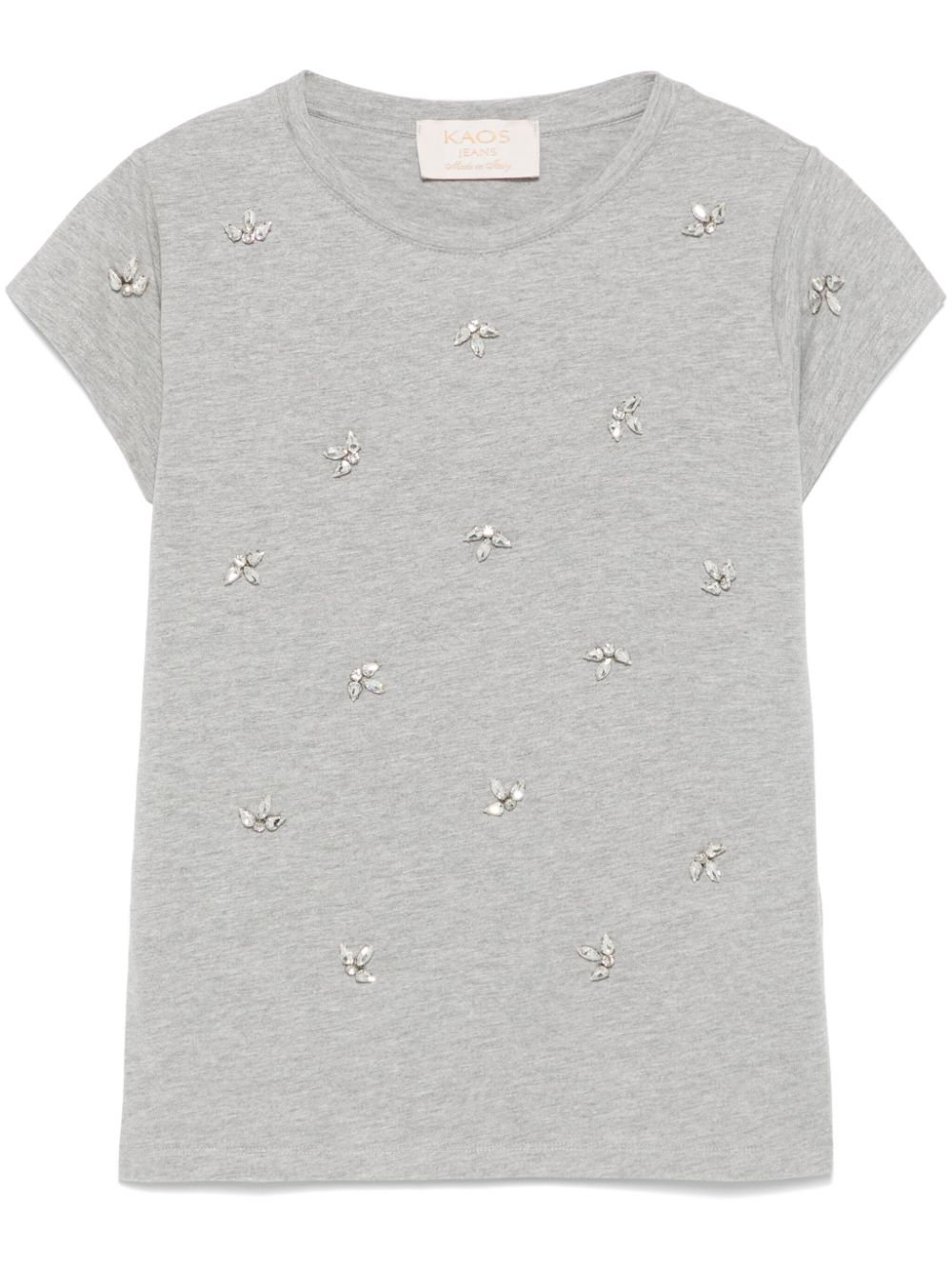 Crystal-embellished T-shirt - White