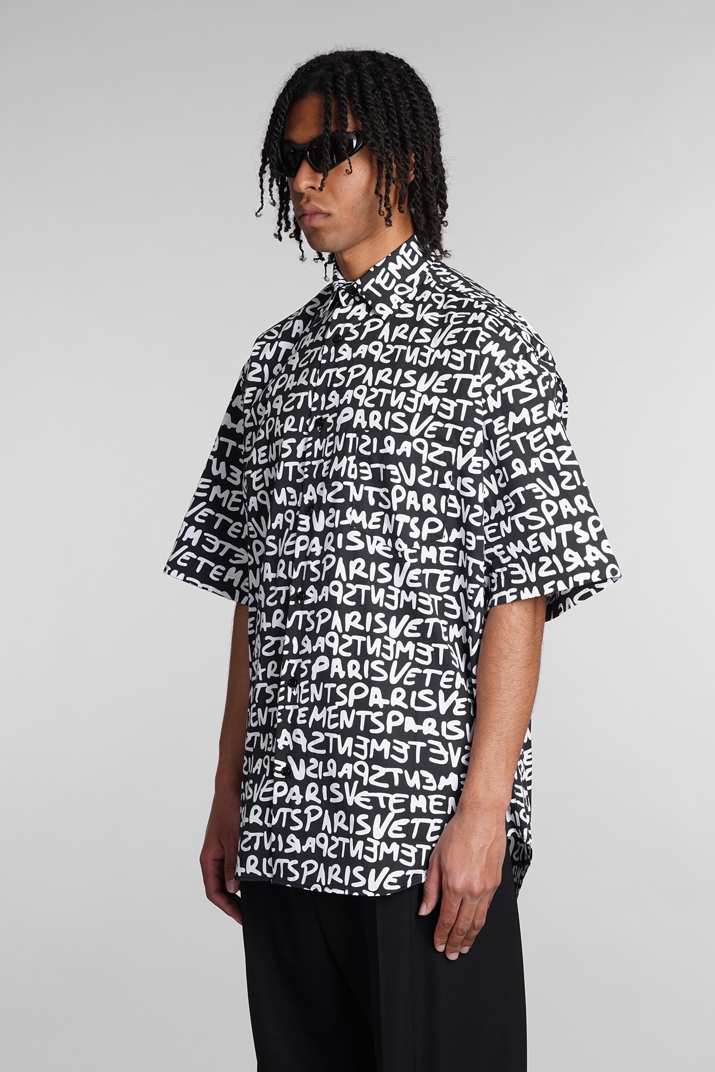 Shirt In Black Cotton