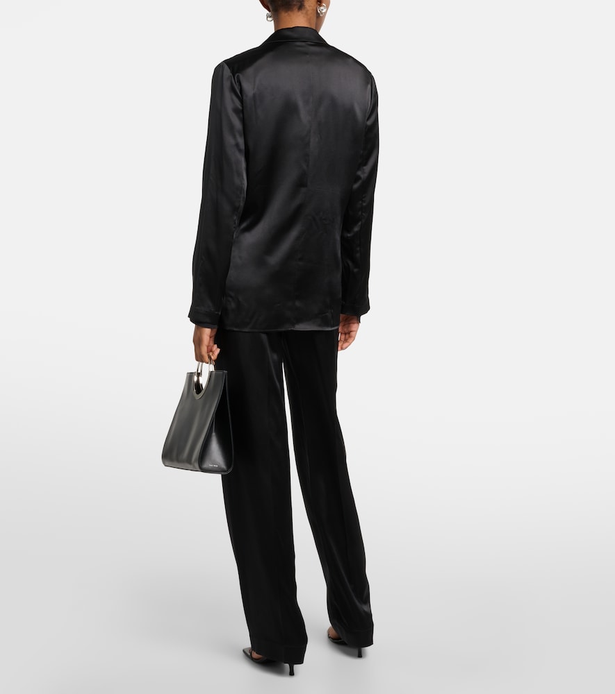 Joubert silk satin jacket