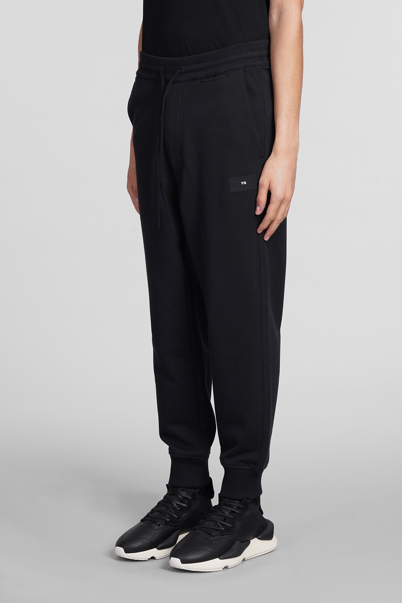 Organic cotton track pants - Black