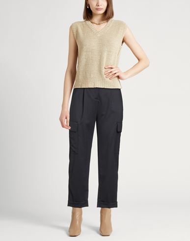 Woman Pants Midnight blue Size 2 Wool, Polyester, Elastane