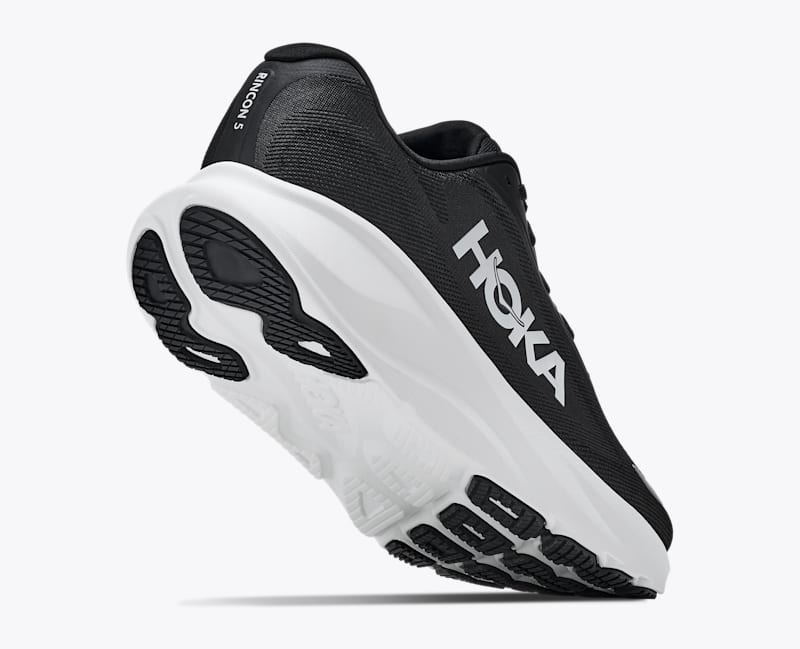 HOKA Women's Rincon 5 Shoes in Black/White