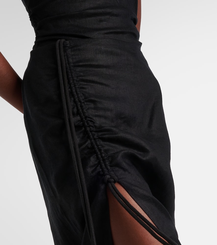 Josefina linen maxi skirt