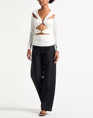 Woman Top White Size 10 Polyamide, Elastane
