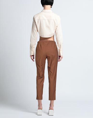 Woman Pants Brown Size M Viscose, Nylon, Elastane