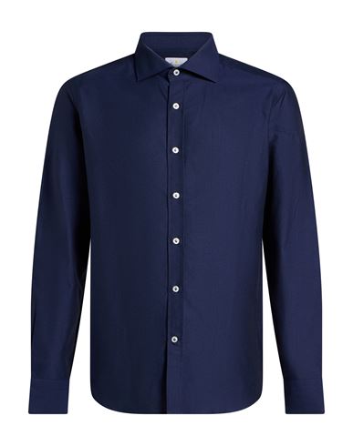 Man Shirt Navy Size 15 ¾ Cotton