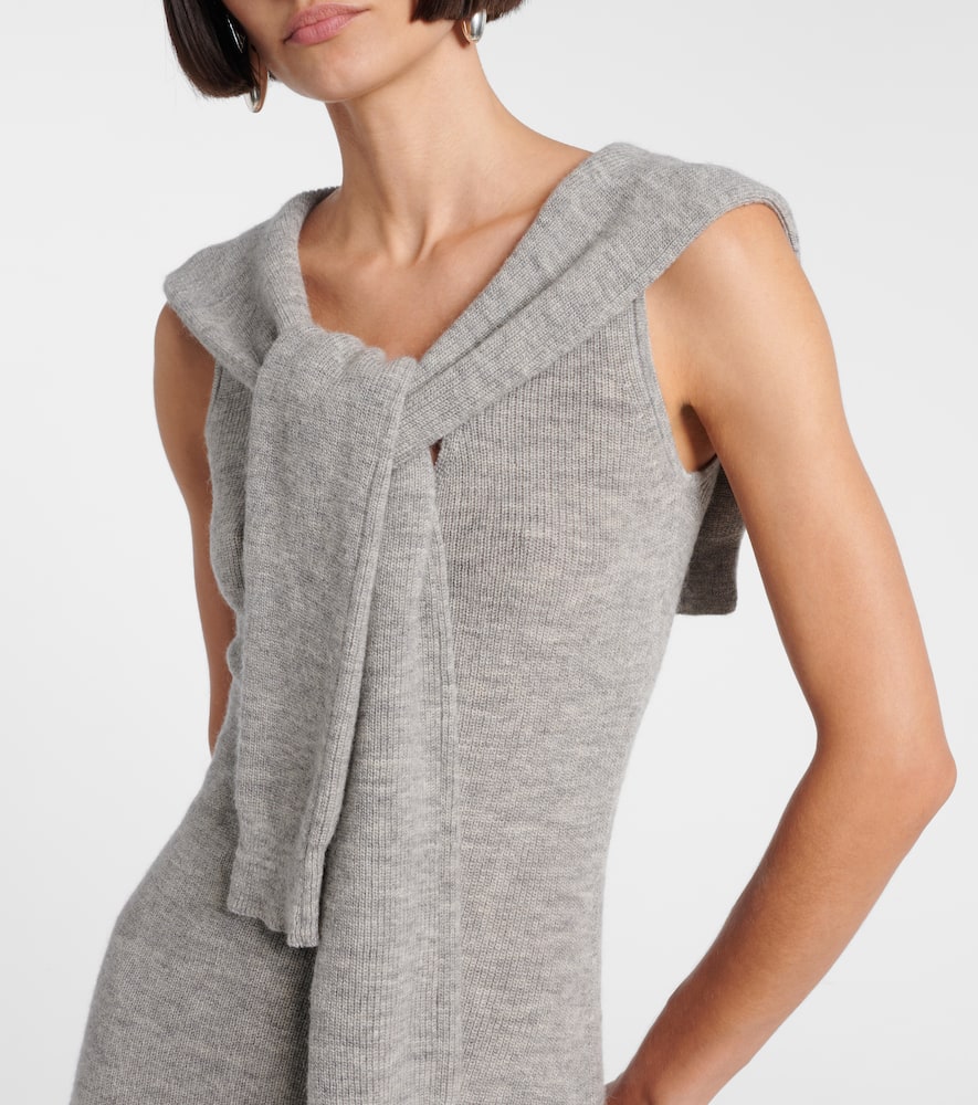 Vao wool-blend minidress