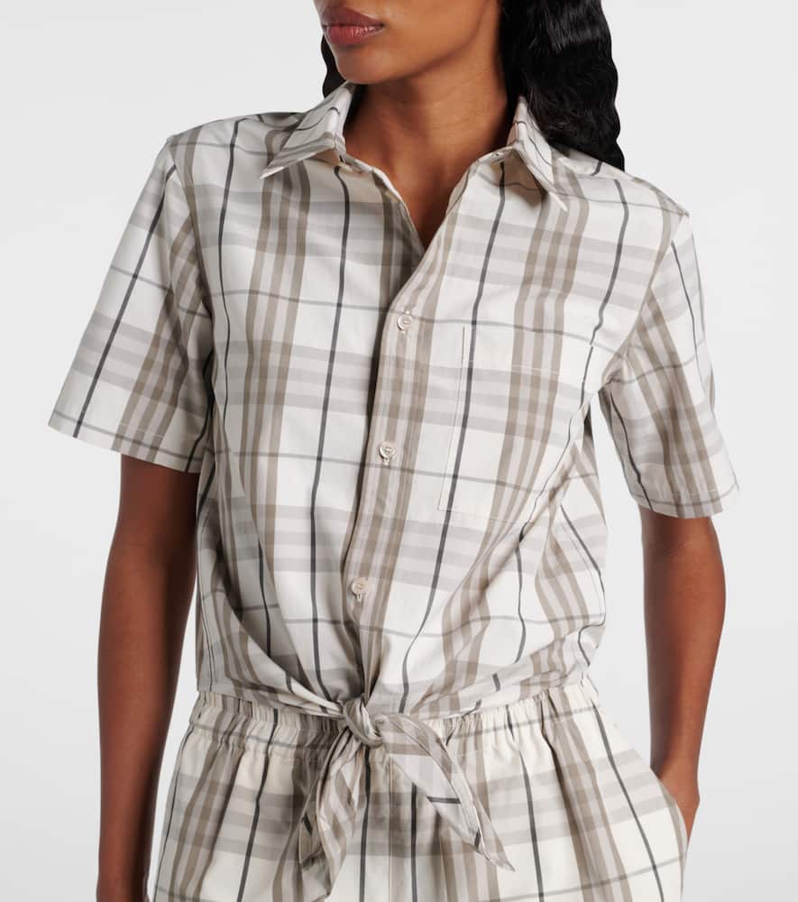 Check cotton shirt