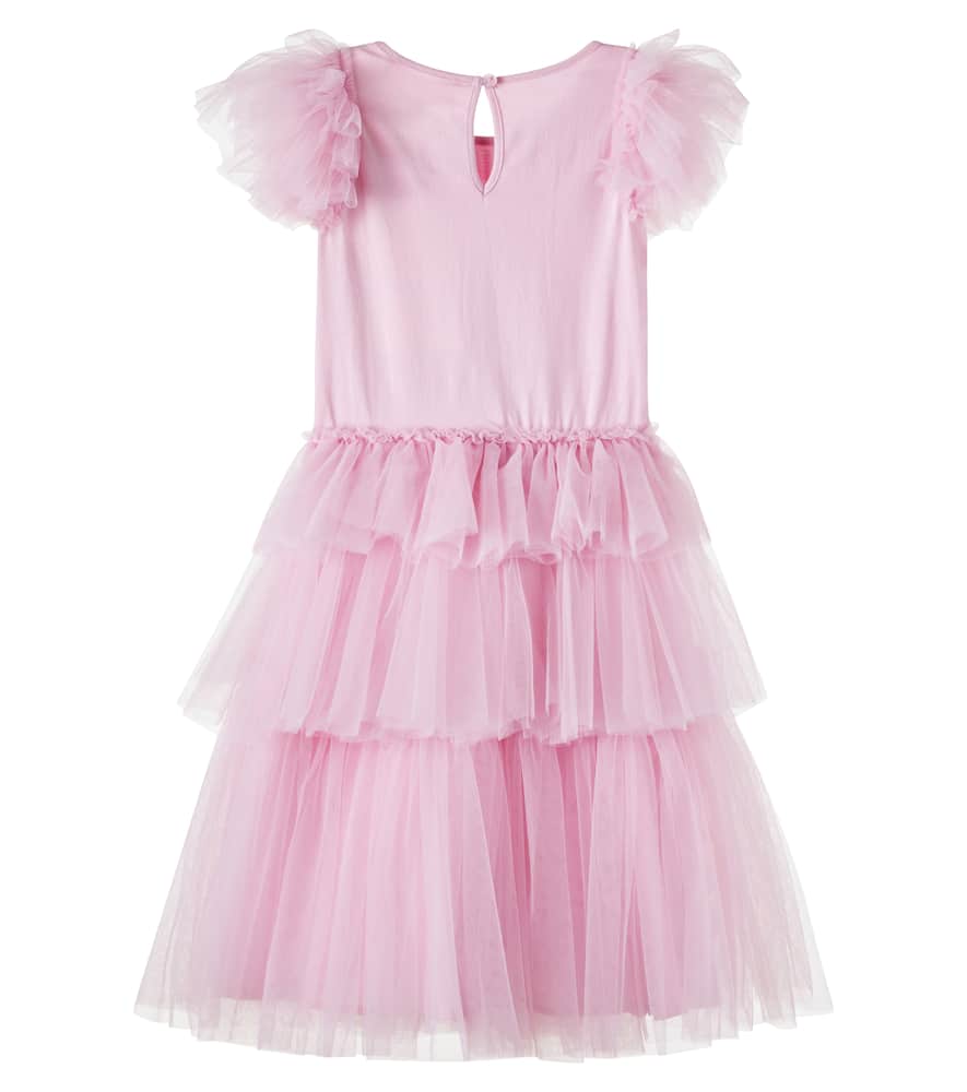 Aphrodite embellished cotton tulle dress