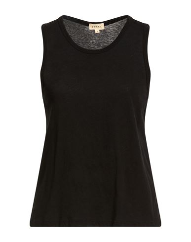Woman Top Black Size XS Hemp, Cotton