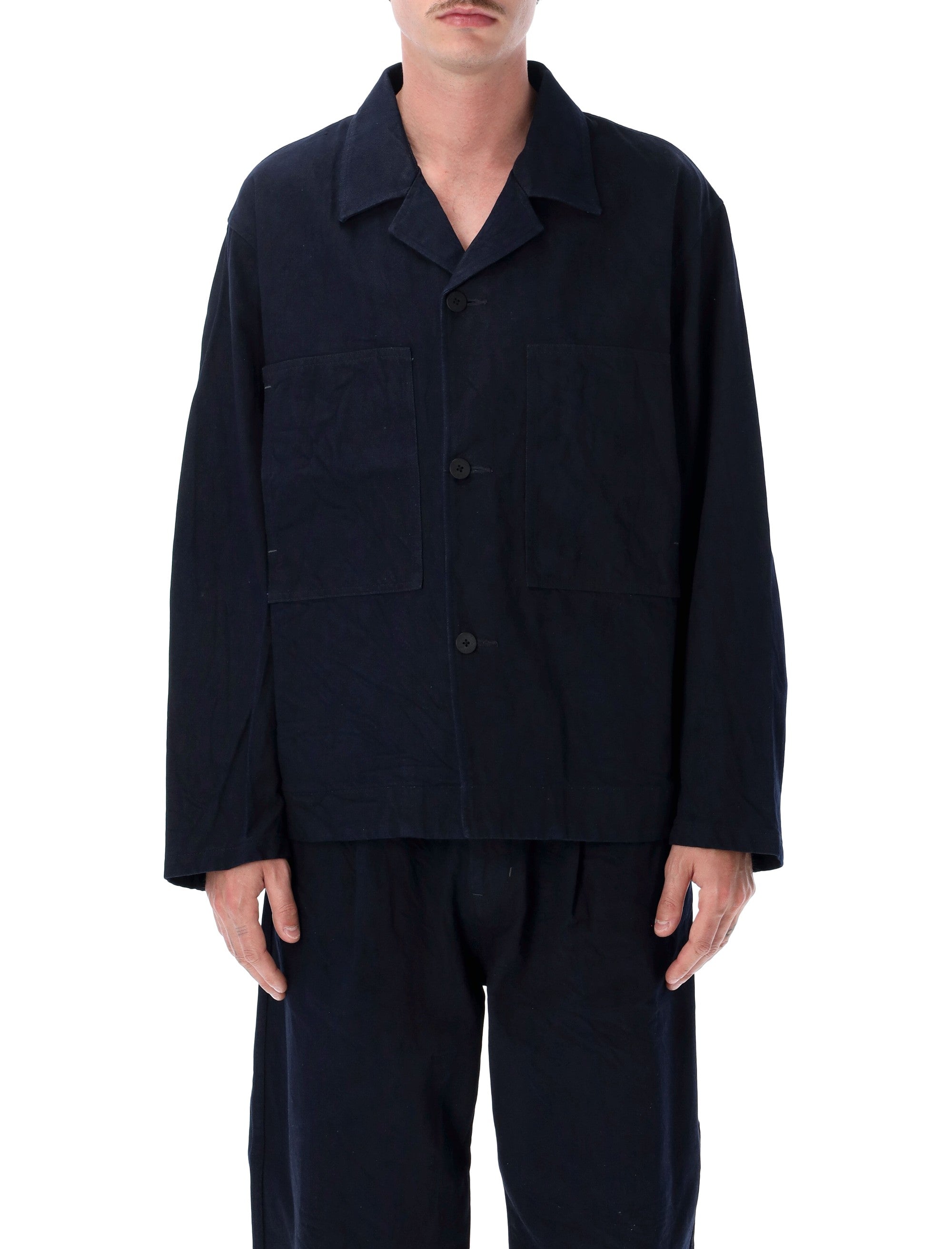Men's Relaxed Fit Coverall-Inspired Jacket