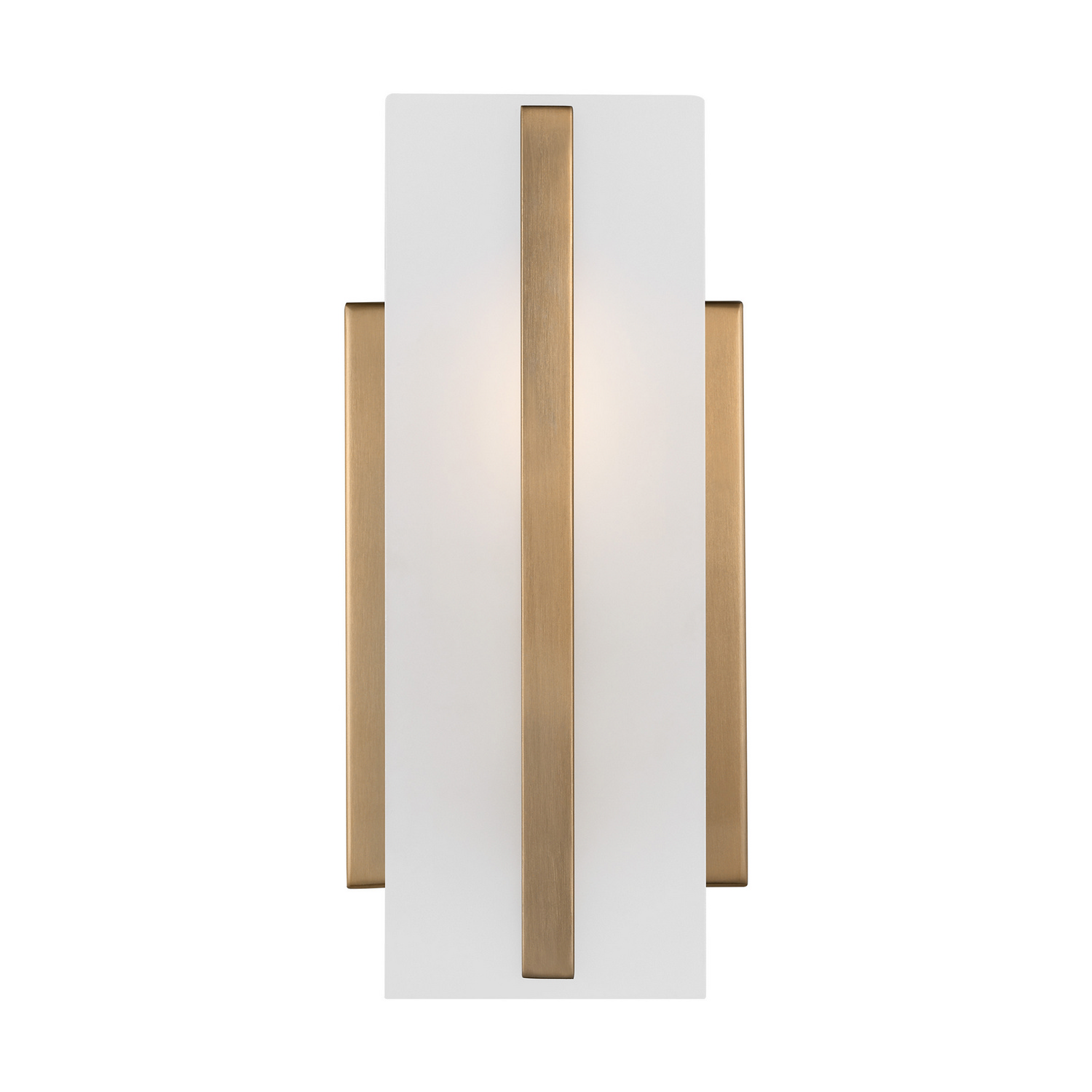 Dex 1-Light LED Bathroom Vanity Light in Satin Bra
