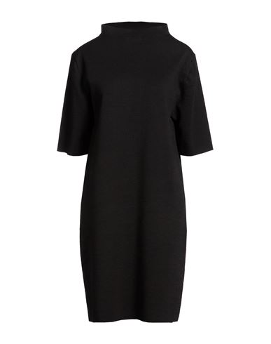 Woman Mini dress Black Size 10 Merino Wool