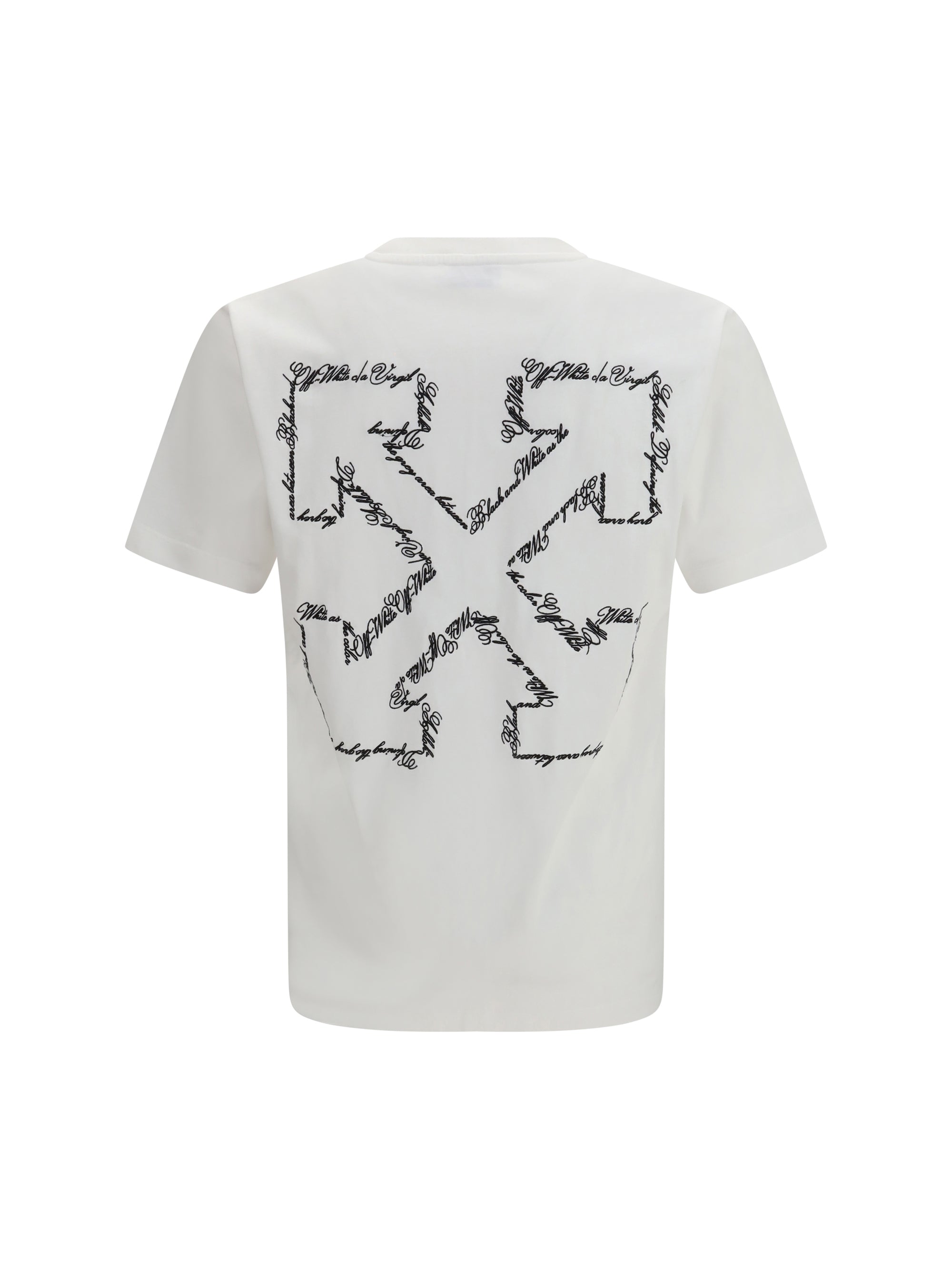 Script Arrow T-Shirt — White