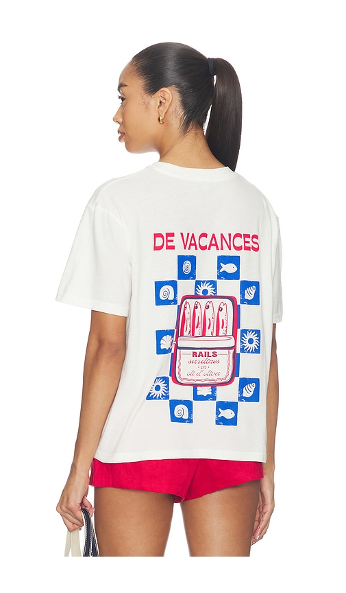 Rails Souvenir Tee in White. M. Also in