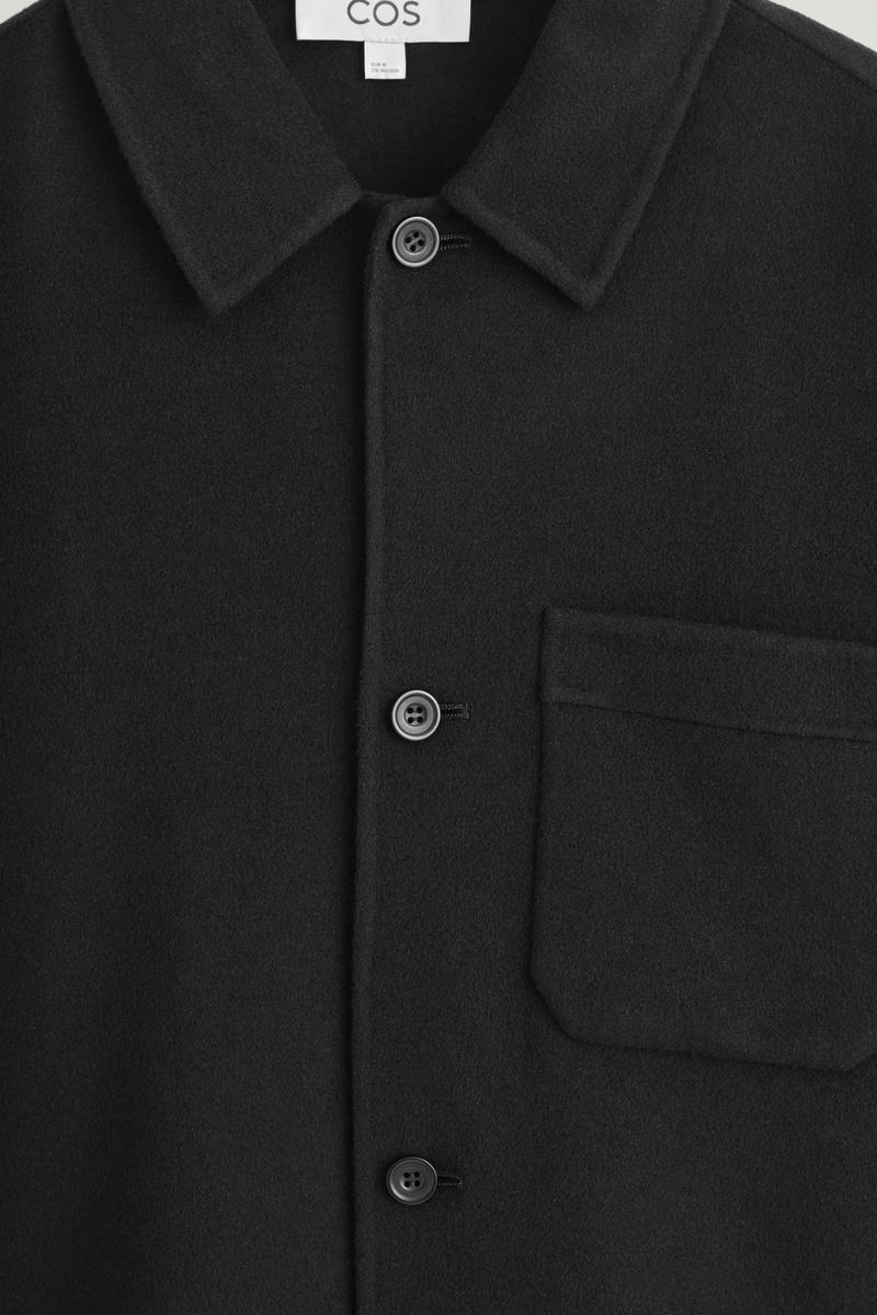 Double-Faced Wool Overshirt