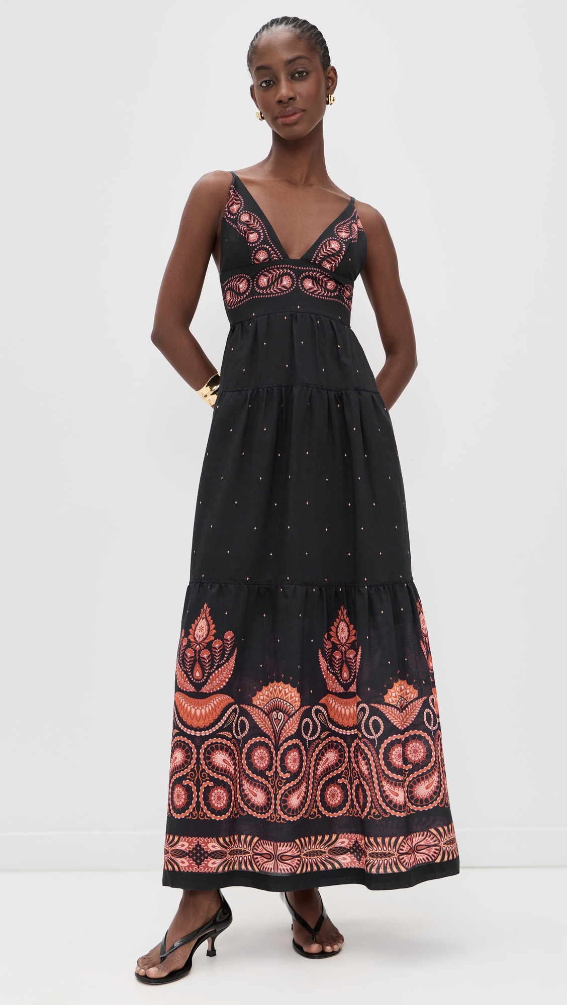 Valor Dress Black Print