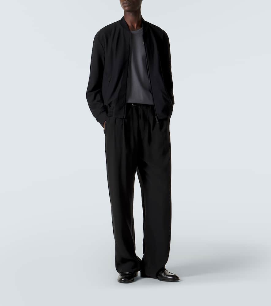 Logo blouson jacket