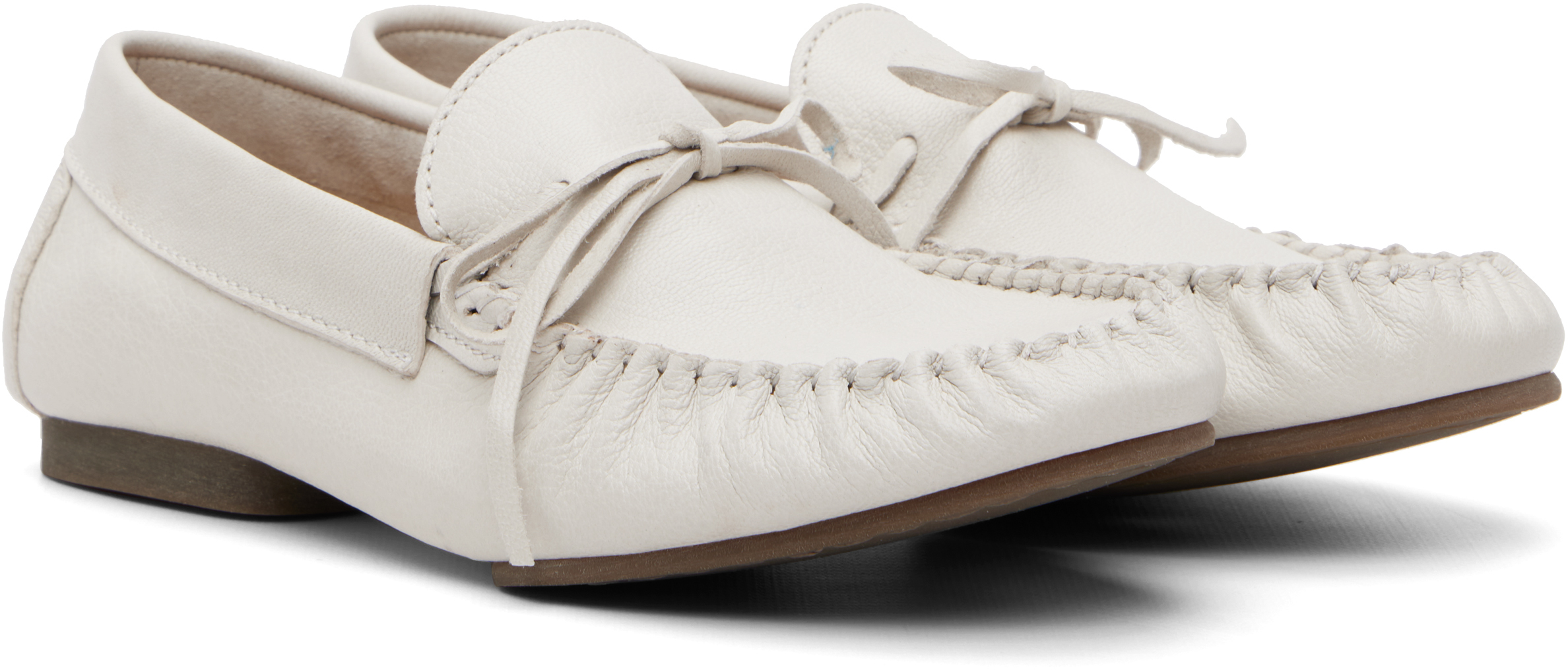 White 'Les Mocassins Souples' Loafers