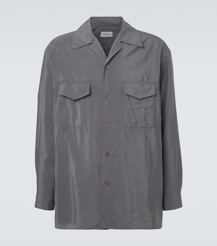 Silk-blend shirt