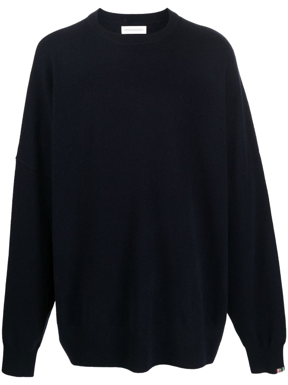 Crew-neck cashmere jumper - Blue