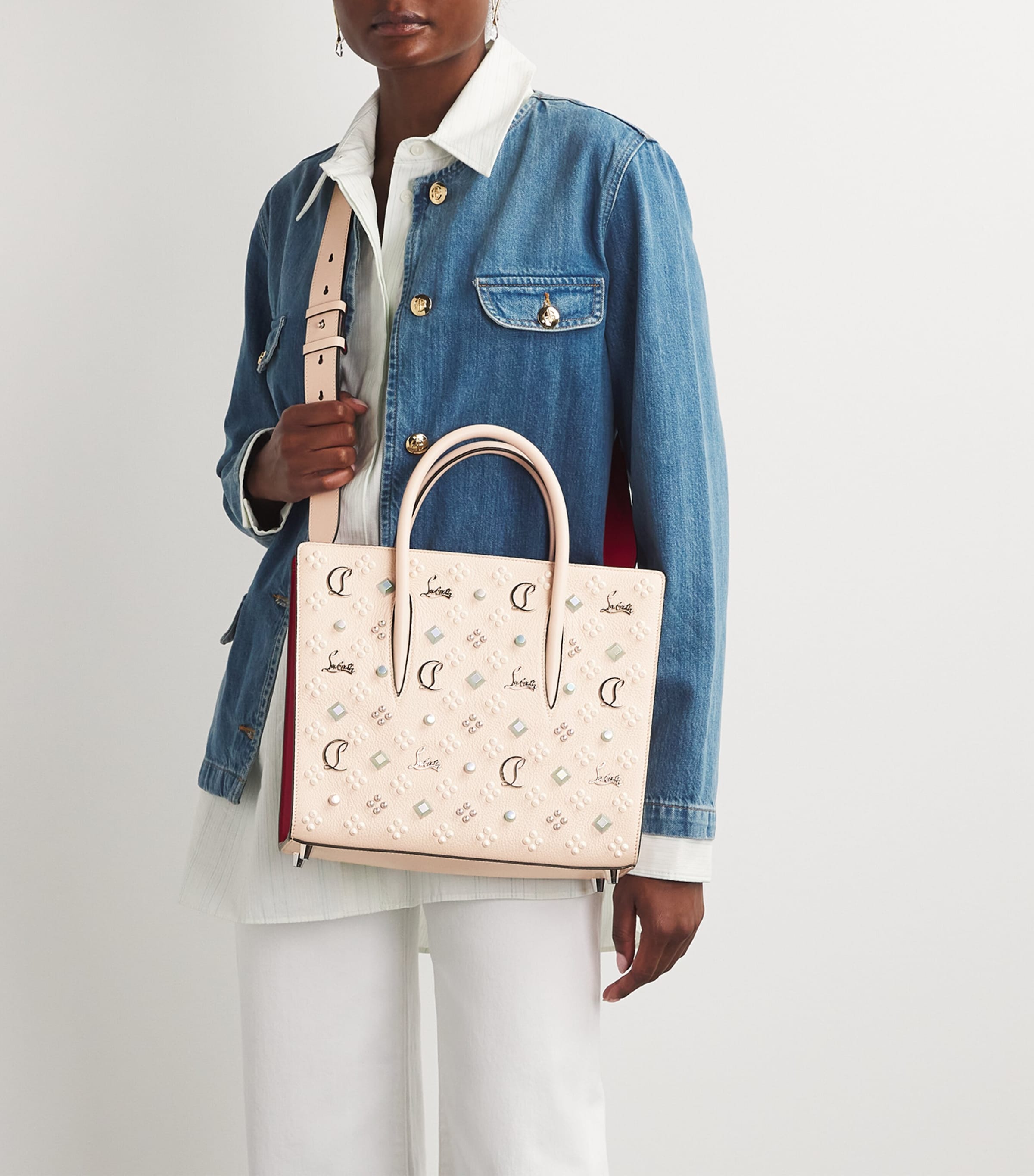 Paloma Medium Leather Top-Handle Bag