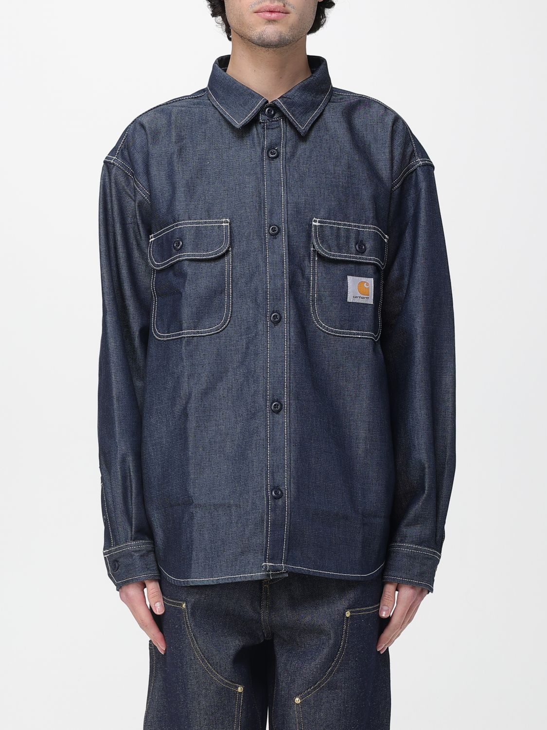Shirt Men color Blue