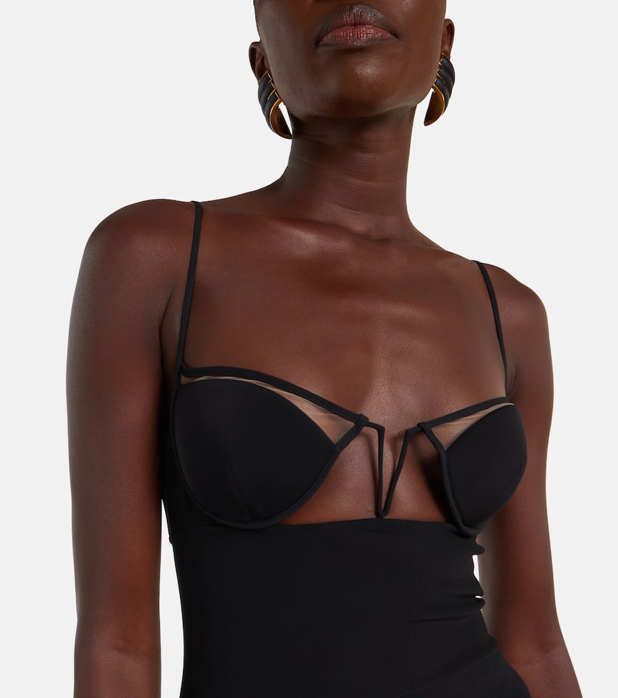Cutout gown