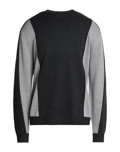 Man Sweater Grey Size L Acrylic, Virgin Wool, Cotton