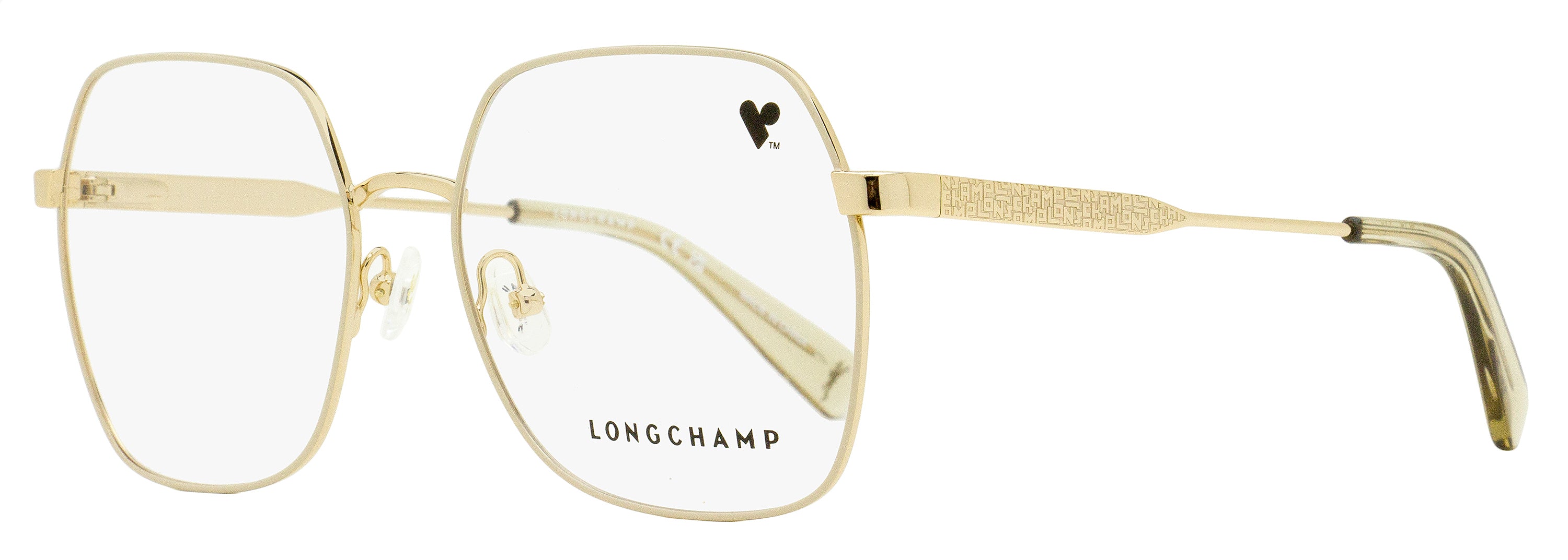 Women's LGP Square Eyeglasses LO2148 771 Gold/Ivory 55mm