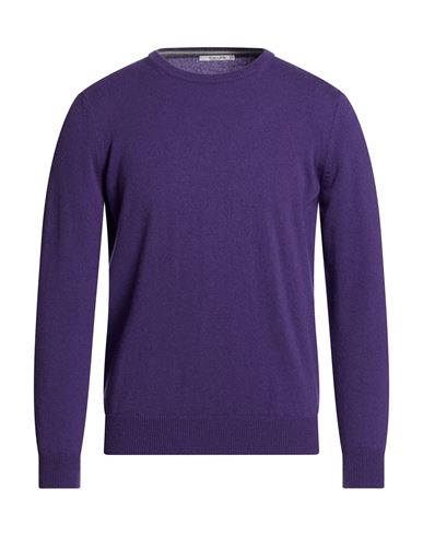 Man Sweater Purple Size 38 Cashmere