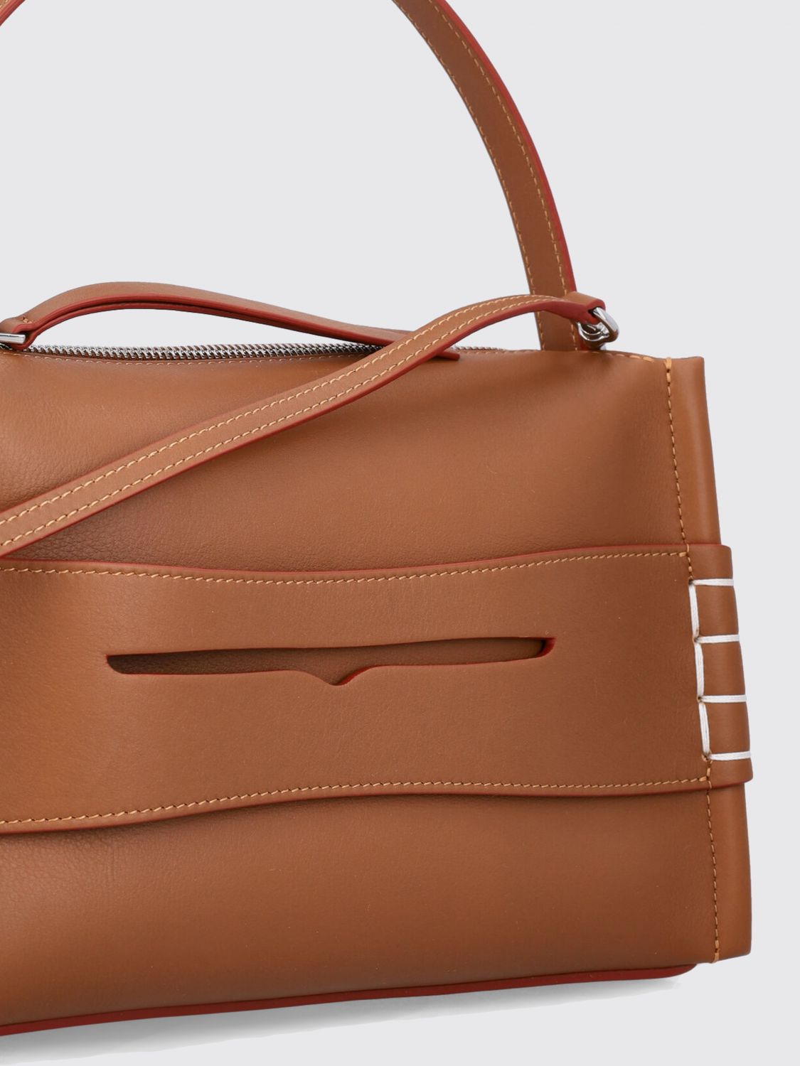 Shoulder Bag Woman color Brown