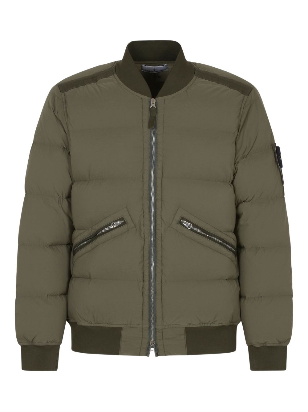 Stone Island Compass-badge bomber jacket - Green