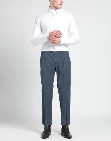 Man Pants Navy Size 36 Lyocell, Cotton