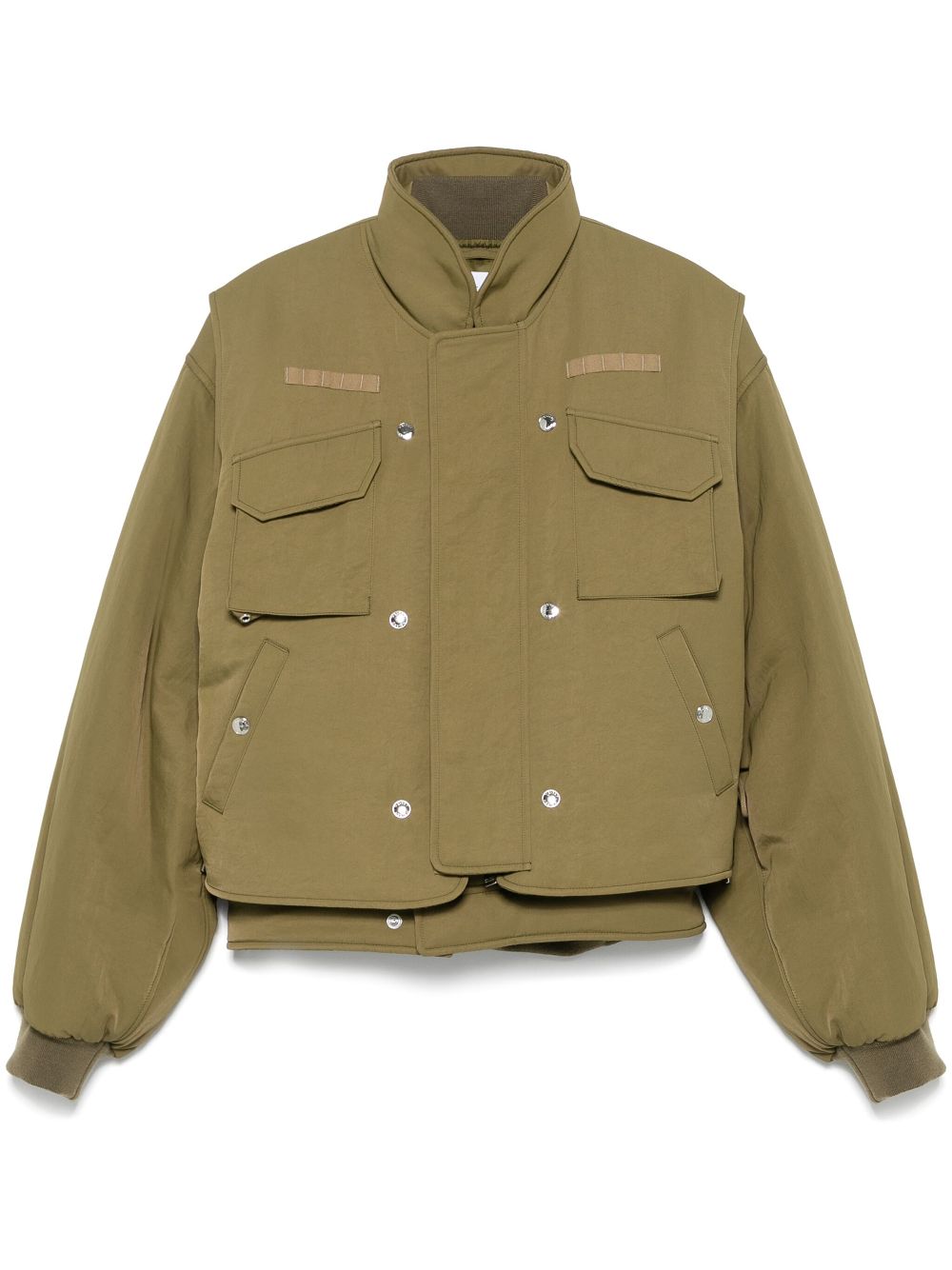 Double layer bomber jacket - Green