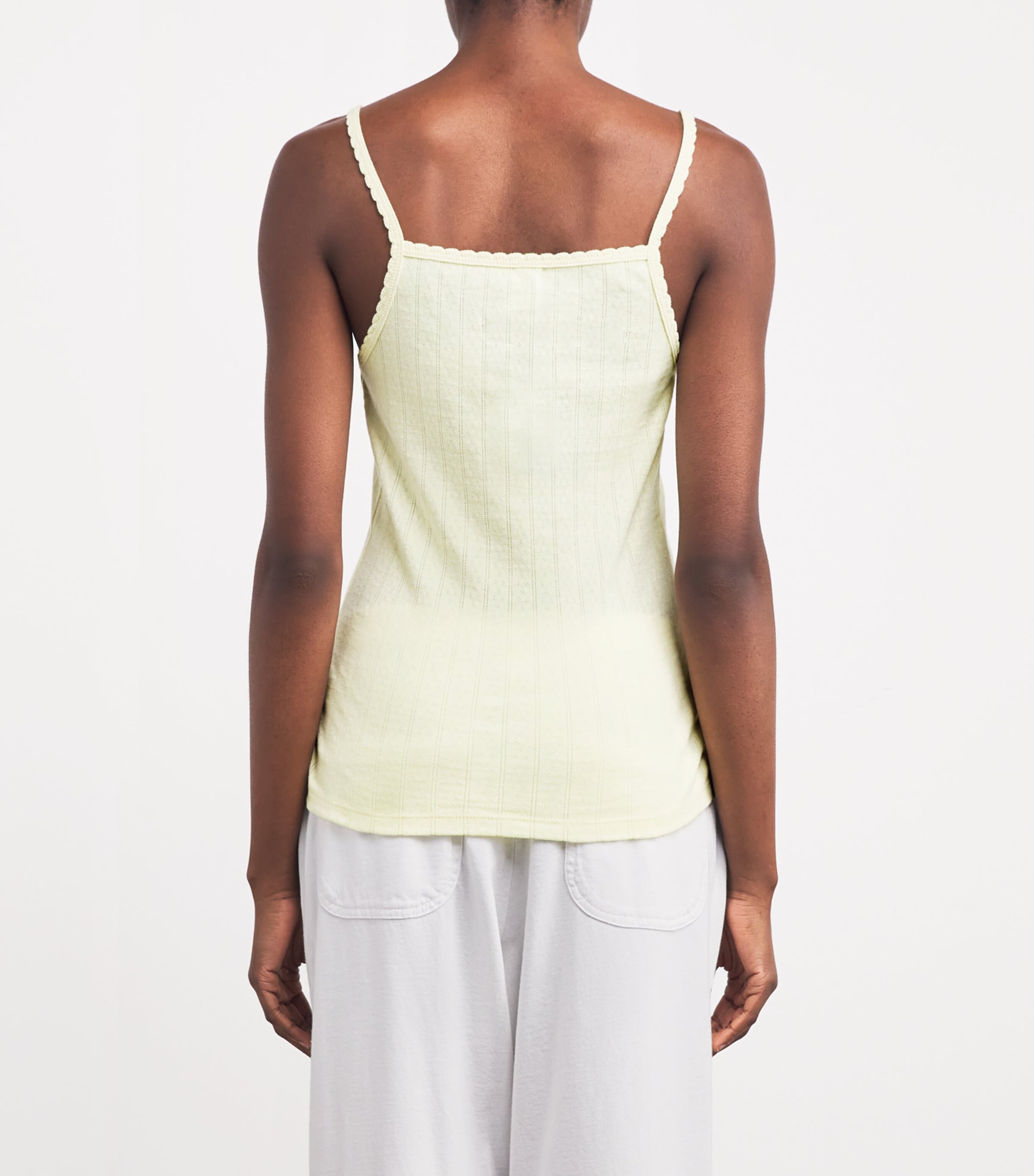 Leset Classic Pointelle Tank Top