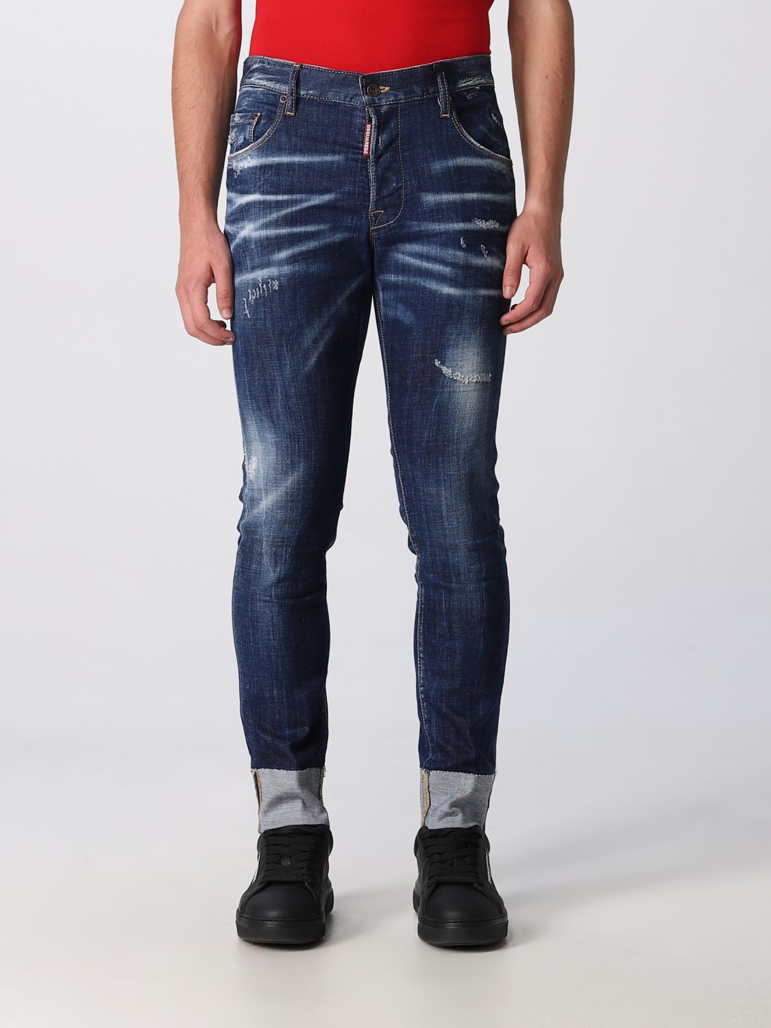 Pants Men color Navy