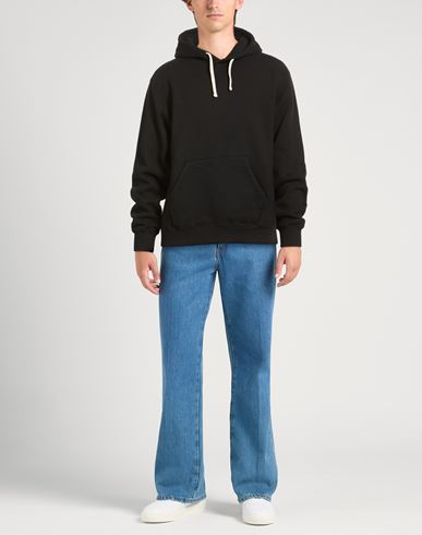 Man Sweatshirt Black Size L Cotton