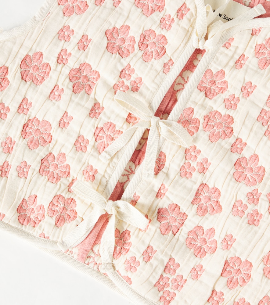 Leontis floral cotton vest