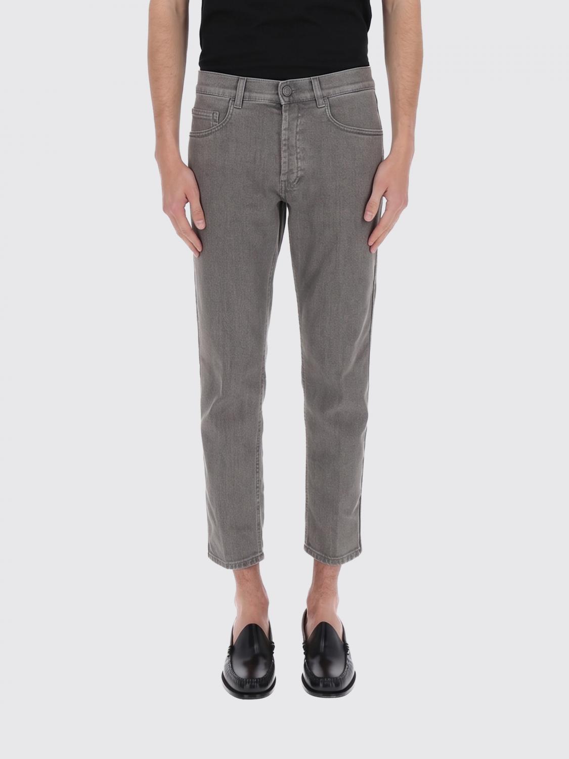 Jeans Men color Grey