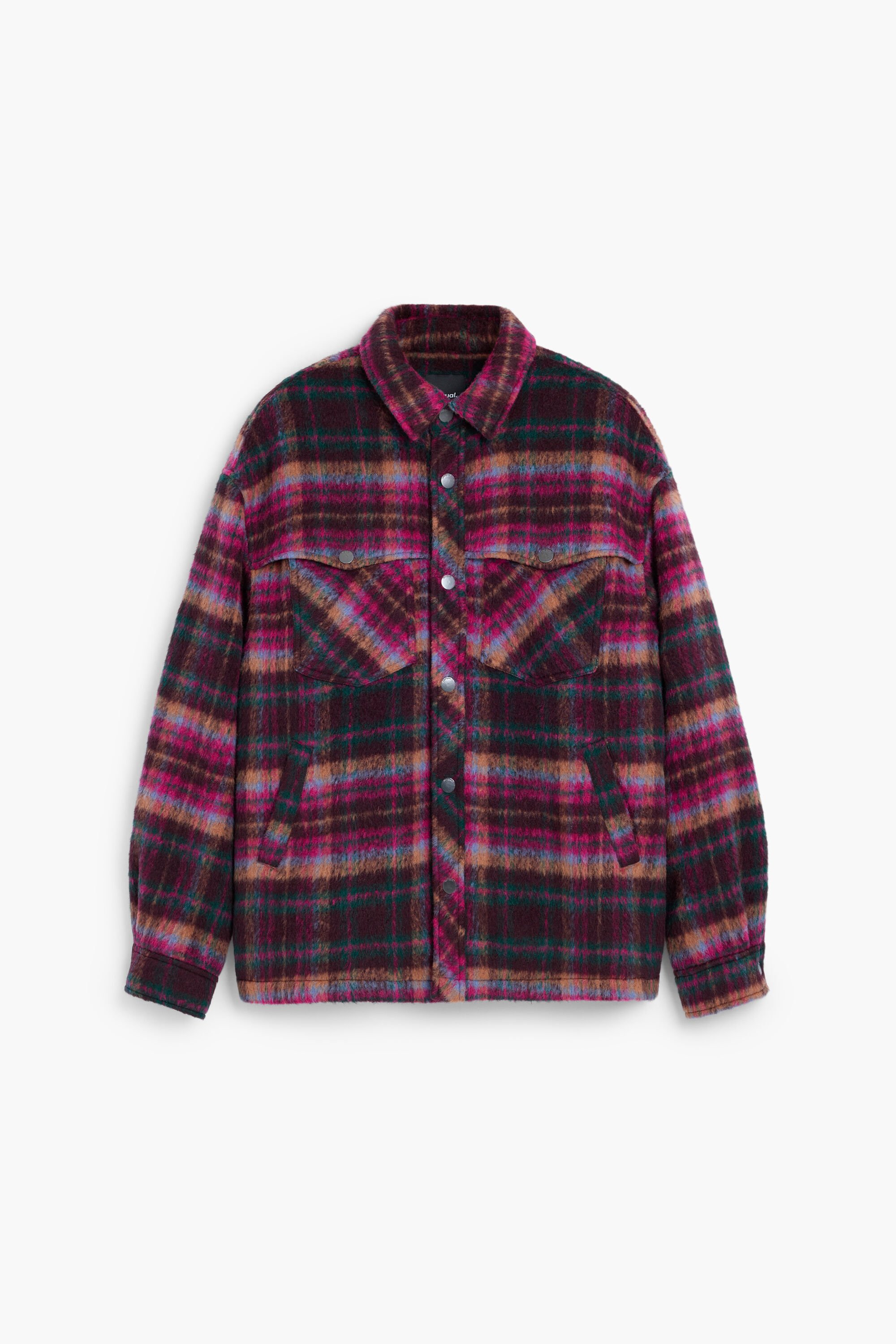 Checkered jacket with pocket