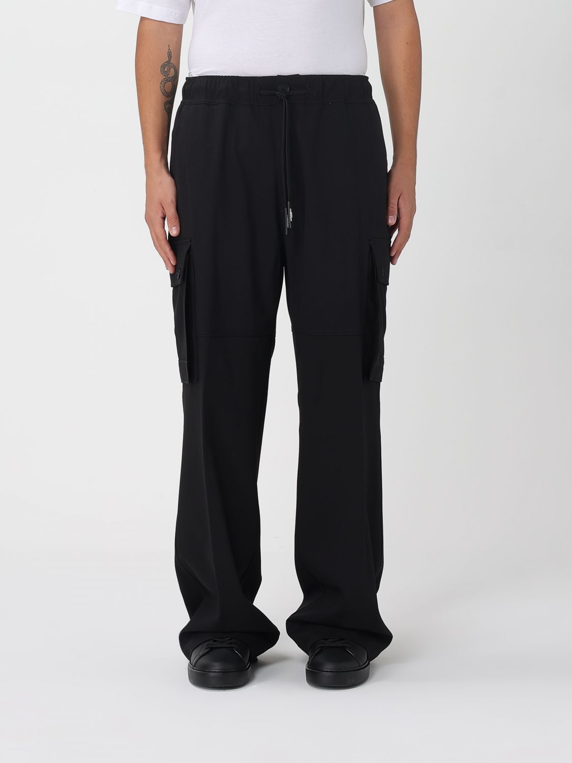 Pants Men color Black