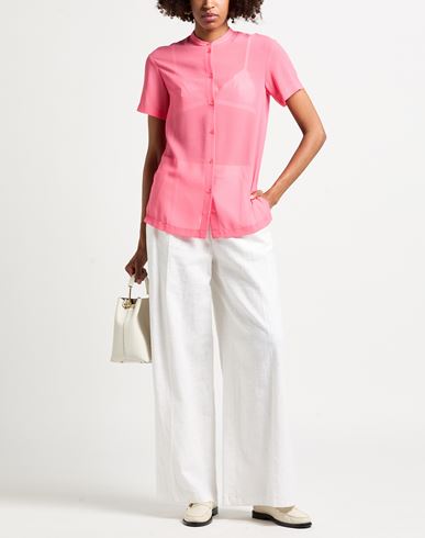 Woman Shirt Coral Size S Polyester