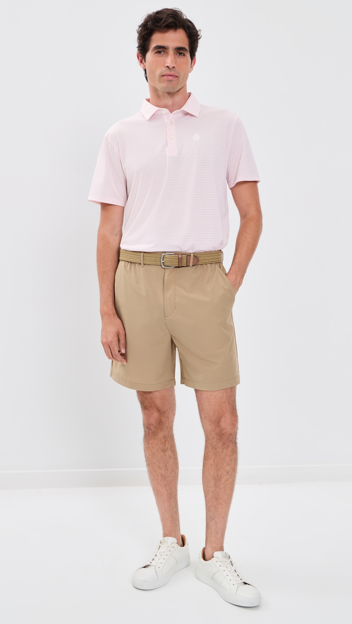 Tech Nylon Shorts 6.75 Taupe