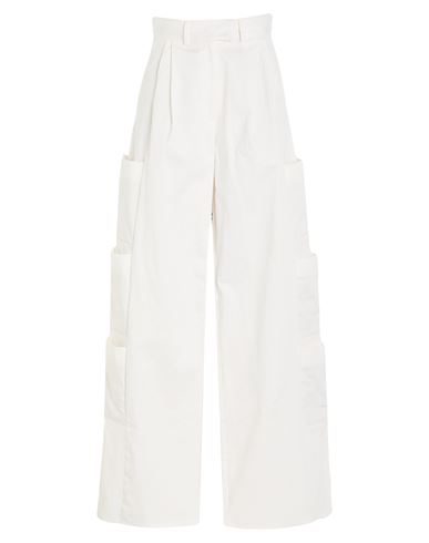 Woman Pants White Size S Wool