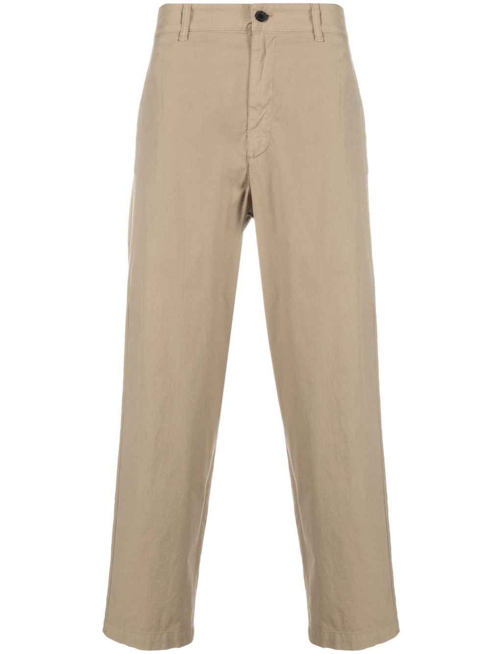 Mid-rise stretch-cotton chinos - Neutrals